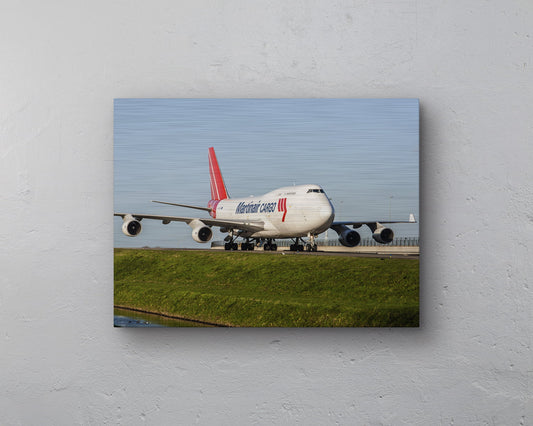 Martinair Boeing 747-400 Taxiing Aluminum print - 40cm x 30cm